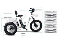 Thumbnail for NewModernTrends E-Trikes White Emojo Caddy PRO