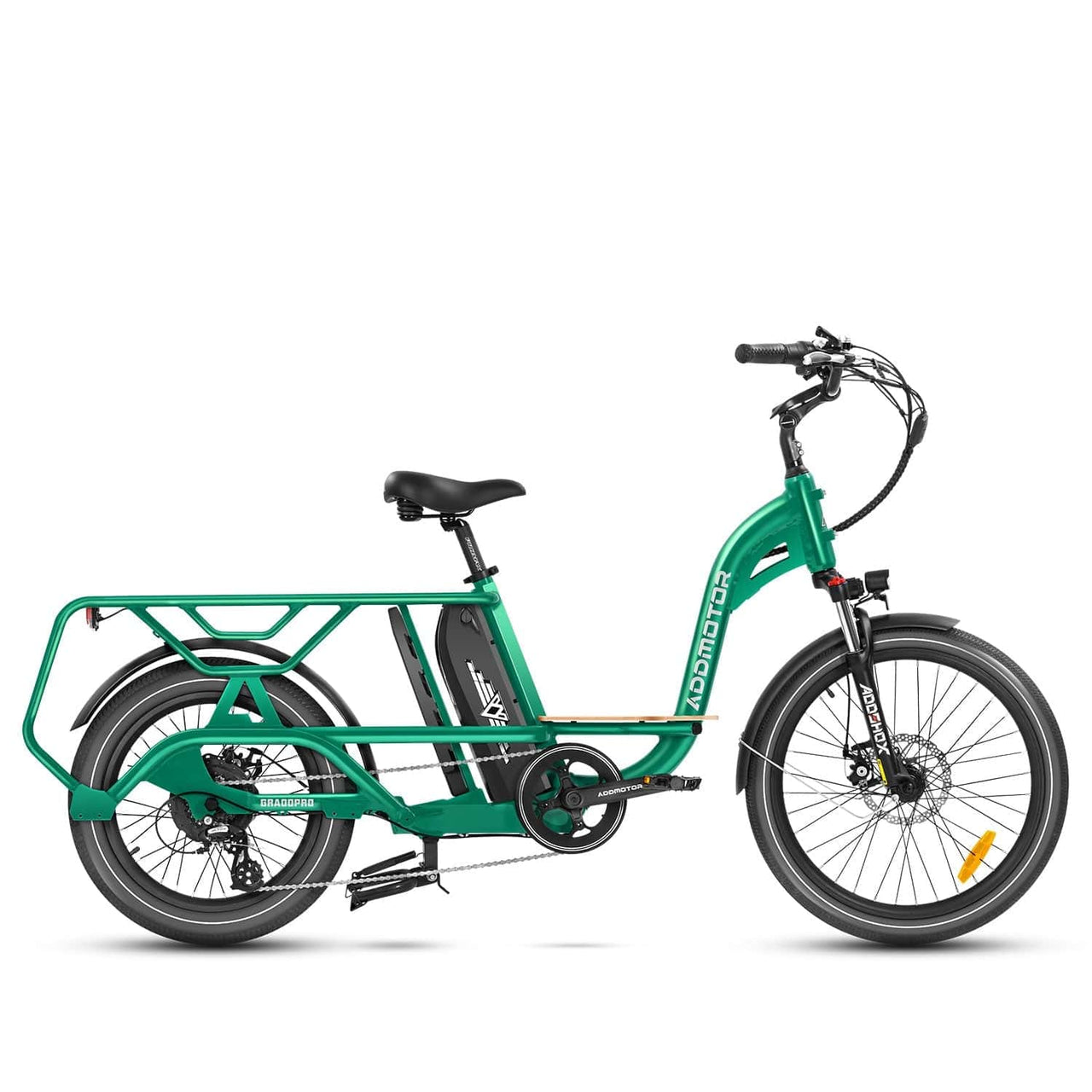 AddMotor E-Bikes Green AddMotor GRAOOPRO G-800 Dual Battery Cargo E-Bike