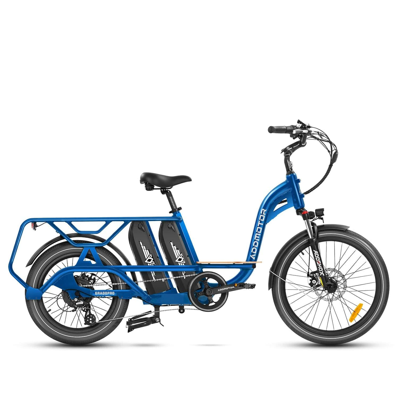 AddMotor E-Bikes Neptune Blue AddMotor GRAOOPRO G-800 Dual Battery Cargo E-Bike