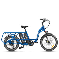 Thumbnail for AddMotor E-Bikes Neptune Blue AddMotor GRAOOPRO G-800 Dual Battery Cargo E-Bike