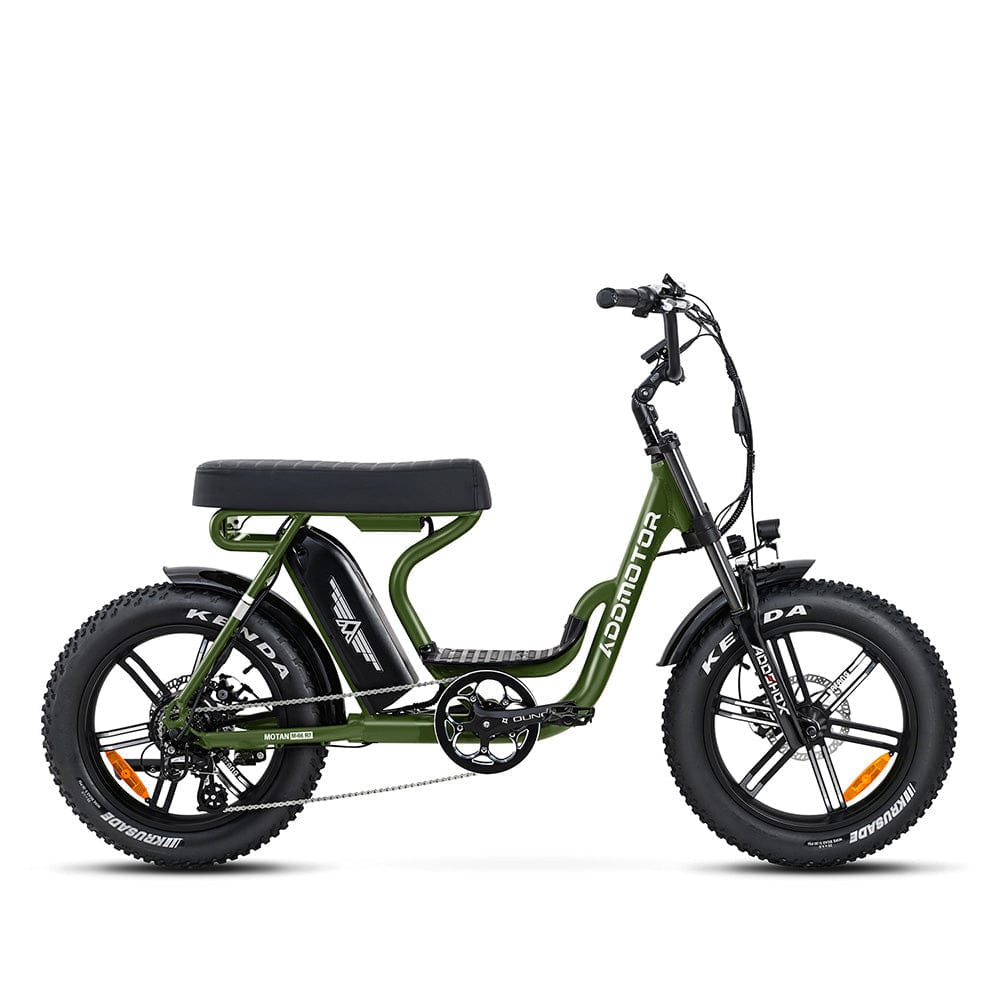 New Modern Trends E-Bikes Green M-66 R7 Moped Electric Bike