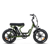 Thumbnail for New Modern Trends E-Bikes Green M-66 R7 Moped Electric Bike