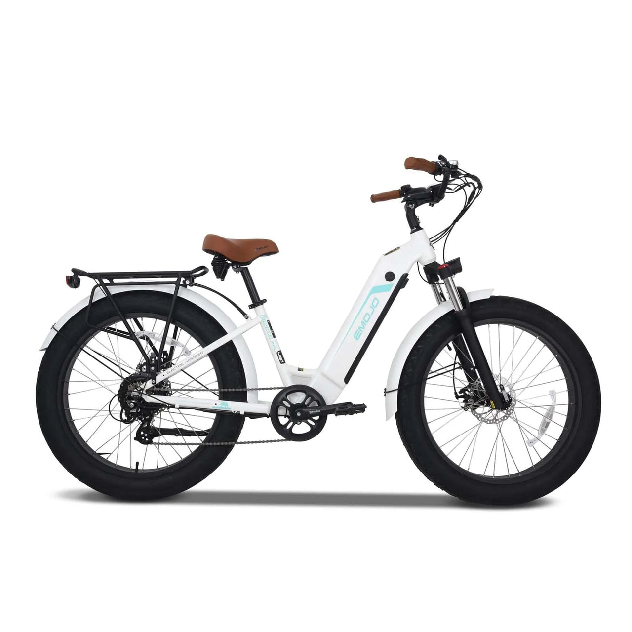 New Modern Trends E-Bikes White / 500 Watt Breeze Pro