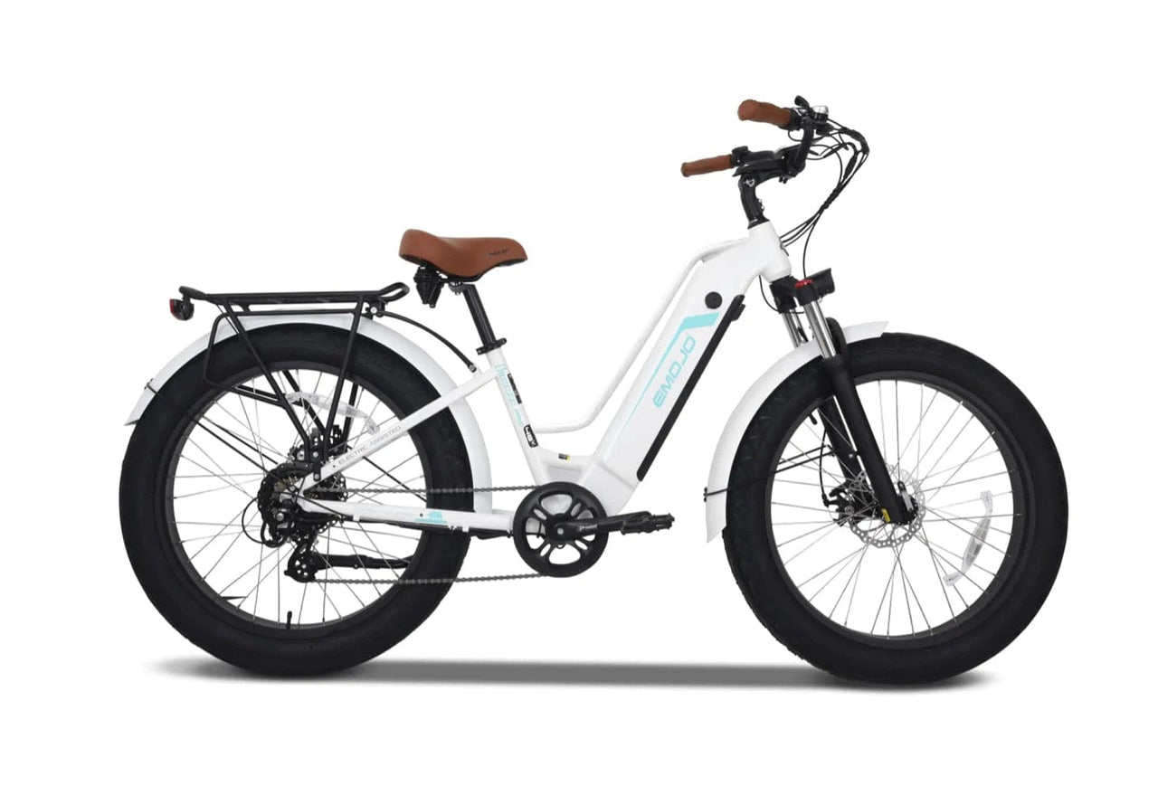 New Modern Trends E-Bikes White / 750 Watt Breeze Pro