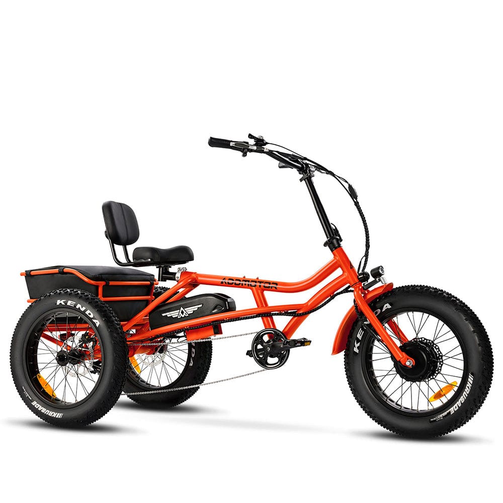 New Modern Trends E-Trikes Orange Addmotor M-360 Electric Trike