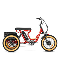 Thumbnail for New Modern Trends E-Trikes Red SOLETRI M-366X Full Suspension E-Trike