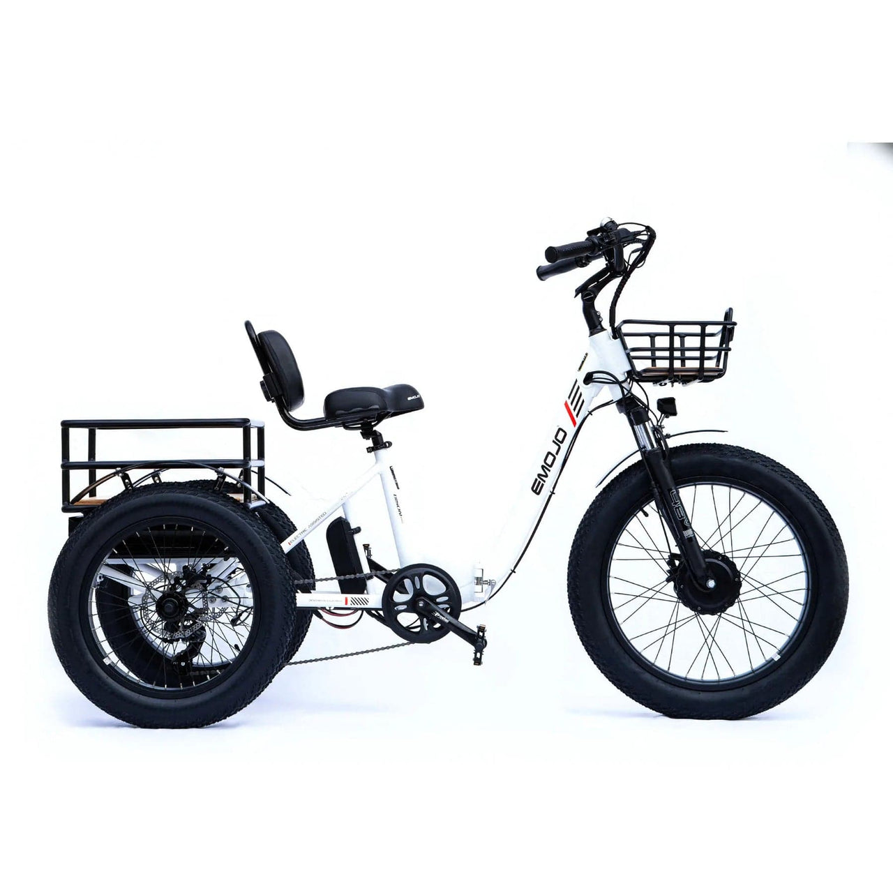 New Modern Trends E-Trikes White Bison Pro Trike (New Model) Stronger Motor, & Longer lasting battery than the Caddy.